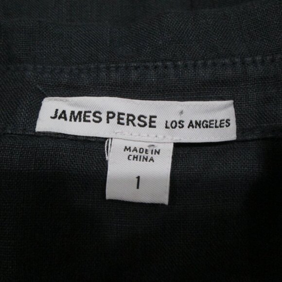 James Perse Over Sized Long Sleeve 100% Linen Shirt Dress - Picture 5 of 6